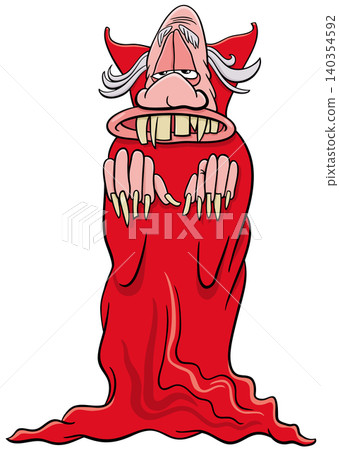 monster or vampire fantasy character cartoon illustration monster or vampire fantasy character cartoon illustration 140354592