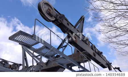 Cableway support towers Cableway support towers 140354689