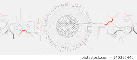 Abstract digital transformation technology and science background Abstract digital transformation technology and science background 140355443
