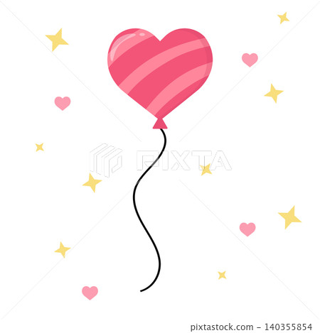 Heart balloon01 Heart balloon01 140355854