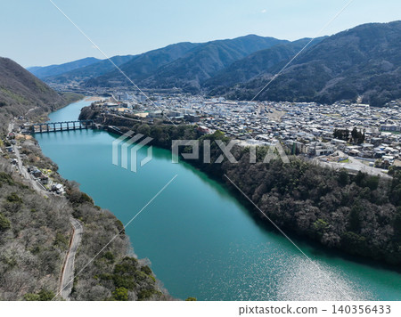 Scenery of Ikeda Dam, Miyoshi City, Tokushima Prefecture Scenery of Ikeda Dam, Miyoshi City, Tokushima Prefecture 140356433