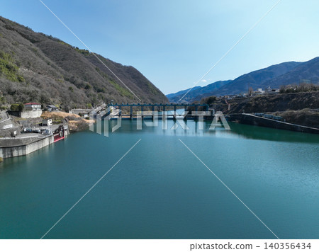Scenery of Ikeda Dam, Miyoshi City, Tokushima Prefecture Scenery of Ikeda Dam, Miyoshi City, Tokushima Prefecture 140356434