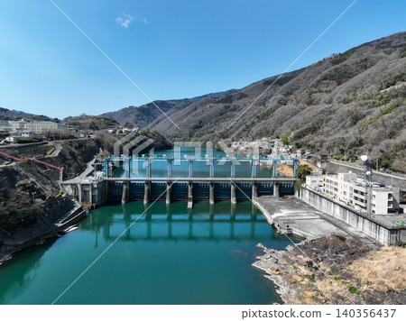Scenery of Ikeda Dam, Miyoshi City, Tokushima Prefecture Scenery of Ikeda Dam, Miyoshi City, Tokushima Prefecture 140356437