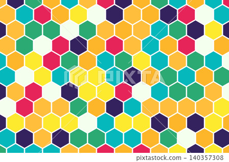 geometric hexagonal vector pattern geometric hexagonal vector pattern 140357308