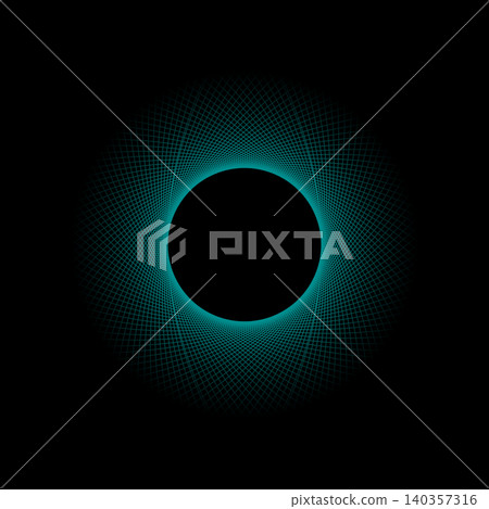 teal spirograph black hole vector illustration teal spirograph black hole vector illustration 140357316