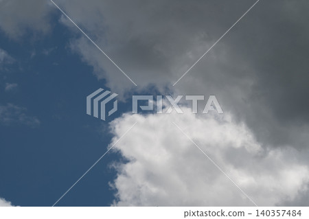 Changing weather creates dramatic scenes. Gray clouds and sky evoke cinematic atmosphere. Dynamic sky with clouds hints at unpredictable weather conditions and mood Changing weather creates dramatic scenes. Gray clouds and sky evoke cinematic atmosphere. Dynamic sky with clouds hints at unpredictable weather conditions and mood 140357484