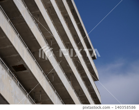 Old hotel, old apartment building, dilapidated Old hotel, old apartment building, dilapidated 140358586