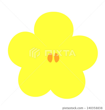 苦瓜花的扁平化設計插圖 苦瓜花的扁平化設計插圖 140358838