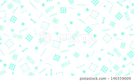 Cool-colored Memphis pattern background Cool-colored Memphis pattern background 140359009