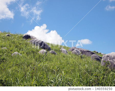 夏日美景,藍天綠草。 夏日美景,藍天綠草。 140359250