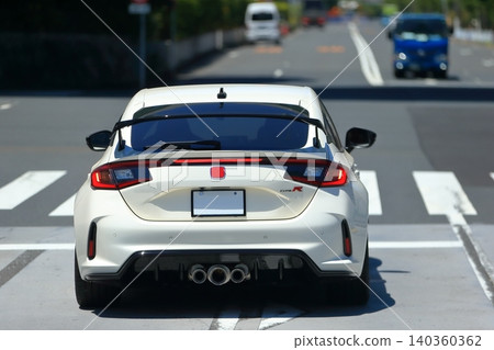 White domestic sports car image White domestic sports car image 140360362