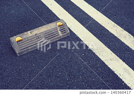 Parking lot bollard Parking lot bollard 140360417