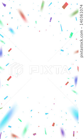 Colorful confetti, streamers falling on transparent background for celebrations aspect ratio 9 16 Colorful confetti, streamers falling on transparent background for celebrations aspect ratio 9 16 140361074