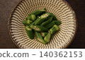 Boiled okra 140362153