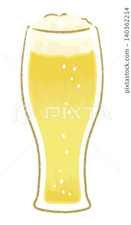 啤酒的例證在玻璃的 啤酒的例證在玻璃的 140362214