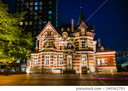 福岡門司湖復古夜景,大連友誼紀念館 福岡門司湖復古夜景,大連友誼紀念館 140362793