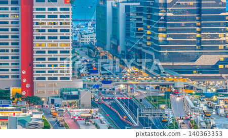 May 22 2026 HONG KONG, CHINA. Trunk Road T2 highway interchange May 22 2026 HONG KONG, CHINA. Trunk Road T2 highway interchange 140363353