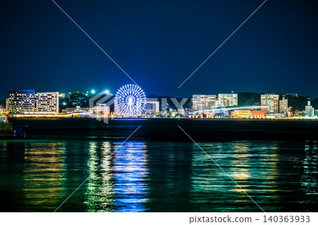 Fukuoka Mojiko Retro Night View Fukuoka Mojiko Retro Night View 140363933