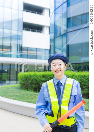Female security guards Female security guards 140364233