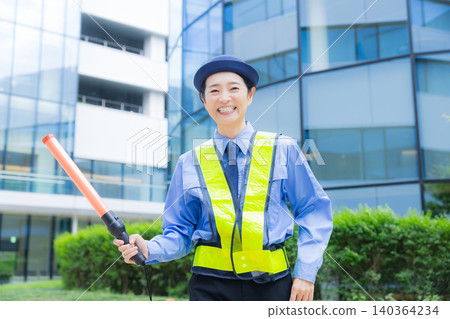 Female security guards Female security guards 140364234