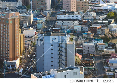 April 25 2026 Hakodate City Skyline Facing Calm Blue Ocean April 25 2026 Hakodate City Skyline Facing Calm Blue Ocean 140365000