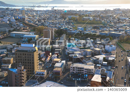 April 25 2026 Hakodate City Skyline Facing Open Pacific Ocean April 25 2026 Hakodate City Skyline Facing Open Pacific Ocean 140365009