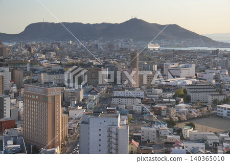 April 25 2026 Hakodate City Skyline Facing Open Pacific Ocean April 25 2026 Hakodate City Skyline Facing Open Pacific Ocean 140365010