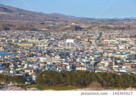 April 25 2026 Hakodate Residential Neighborhood With Apartment Buildings Aerial April 25 2026 Hakodate Residential Neighborhood With Apartment Buildings Aerial 140365027