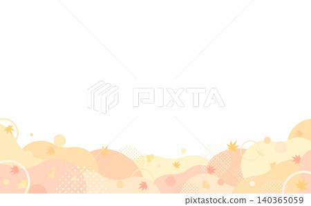 Autumn Leaves Pastel Abstract Frame 2 Autumn Leaves Pastel Abstract Frame 2 140365059