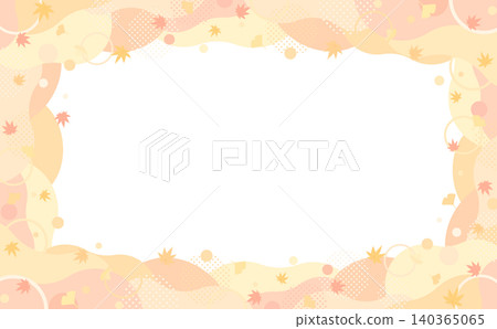 Autumn Leaves Pastel Abstract Frame 4_Horizontal Autumn Leaves Pastel Abstract Frame 4_Horizontal 140365065