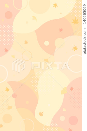 秋葉粉彩抽象背景(直式版) 秋葉粉彩抽象背景(直式版) 140365069