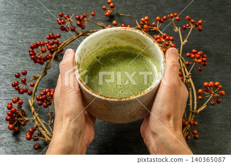 Matcha green tea made in Japan Matcha green tea made in Japan 140365087