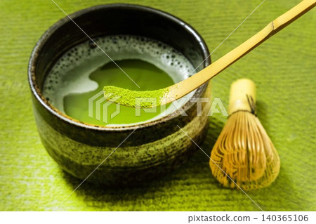 Matcha green tea made in Japan Matcha green tea made in Japan 140365106