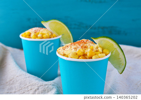 Esquites mexicanos Mexican cuisine Esquites mexicanos Mexican cuisine 140365202