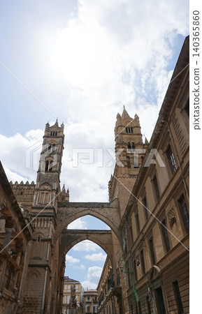 Cathedral of Palermo dedicated to the Assumption of the Virgin Mary - Palermo, Sicily, Italy Cathedral of Palermo dedicated to the Assumption of the Virgin Mary - Palermo, Sicily, Italy 140365860
