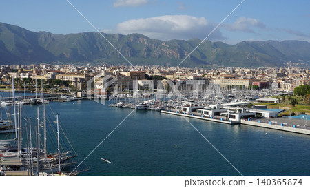 Palermo yacht port marina, Sicily, Italy Palermo yacht port marina, Sicily, Italy 140365874