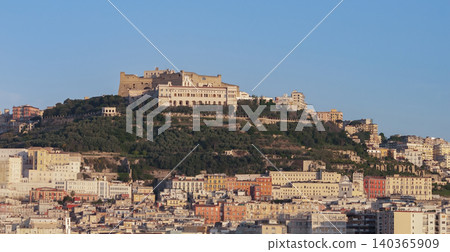 Castel Sant'Elmo and Certosa di San Martino on the top of the city in Naples,Italy. Castel Sant'Elmo and Certosa di San Martino on the top of the city in Naples,Italy. 140365909
