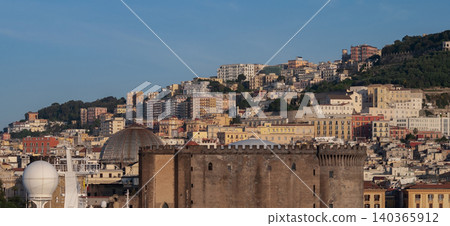 Castel Sant'Elmo and Certosa di San Martino on the top of the city in Naples,Italy. Castel Sant'Elmo and Certosa di San Martino on the top of the city in Naples,Italy. 140365912