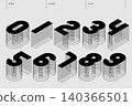 一組從 0 到 9_060 的多層數字 140366501