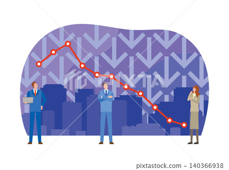 Recession and businessmen Recession and businessmen 140366938