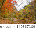 Hiking trails dyed in autumn colors in West Tanzawa 140367189