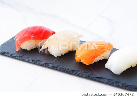 Nigiri sushi - Delicious nigiri sushi made with fresh ingredients 140367478