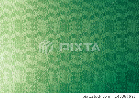 Japanese pattern background_green Japanese pattern background_green 140367685