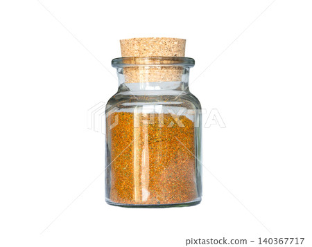 container with spices isolated on white background container with spices isolated on white background 140367717