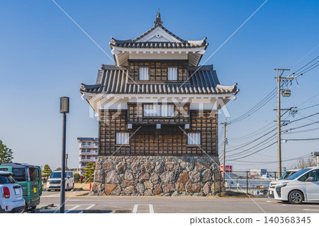 A view of Nishio Castle in Nishio City (Aichi Prefecture) A view of Nishio Castle in Nishio City (Aichi Prefecture) 140368345