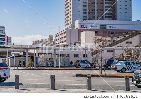 A view of the area in front of JR Numazu Station in Numazu City (Shizuoka Prefecture) A view of the area in front of JR Numazu Station in Numazu City (Shizuoka Prefecture) 140368615