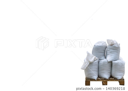 Delivery.Bags sacks on pallet filled goods,various material,etc. Delivery.Bags sacks on pallet filled goods,various material,etc. 140369218