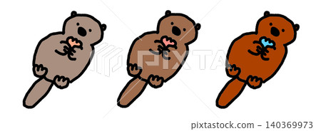 Floating Otter - Hand-drawn Illustration Material (Transparent Image/PNG/JPEG) Floating Otter - Hand-drawn Illustration Material (Transparent Image/PNG/JPEG) 140369973