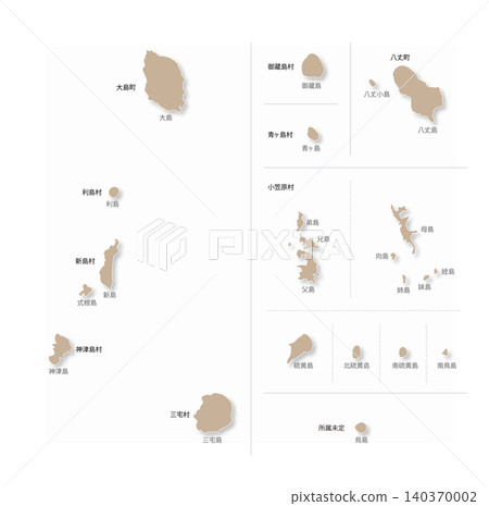 Tokyo remote island map Tokyo remote island map 140370002