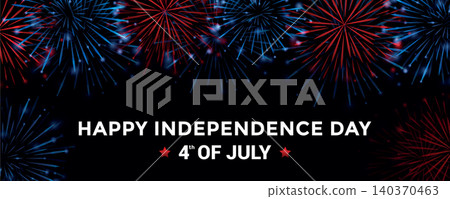 happy Independence Day 4th of july USA anniversary firework vector illustration happy Independence Day 4th of july USA anniversary firework vector illustration 140370463